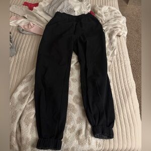 black brandy sweatpants